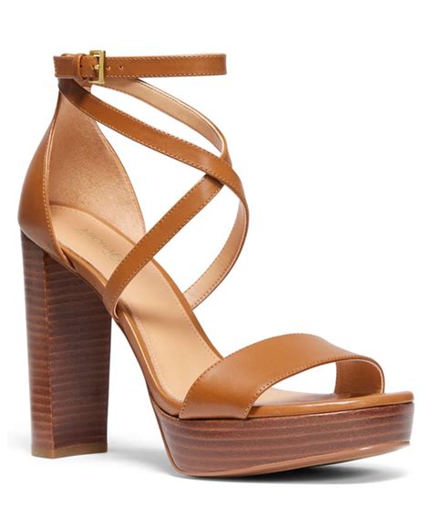 michael kors charlize|MICHAEL Michael Kors Charlize Platform Dress Sandals .